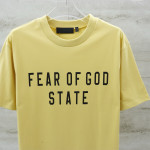 Fear Of God, Essentials, Men's T-Shirt, Yellow