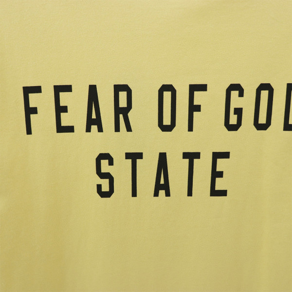 Fear Of God, Essentials, Men's T-Shirt, Yellow