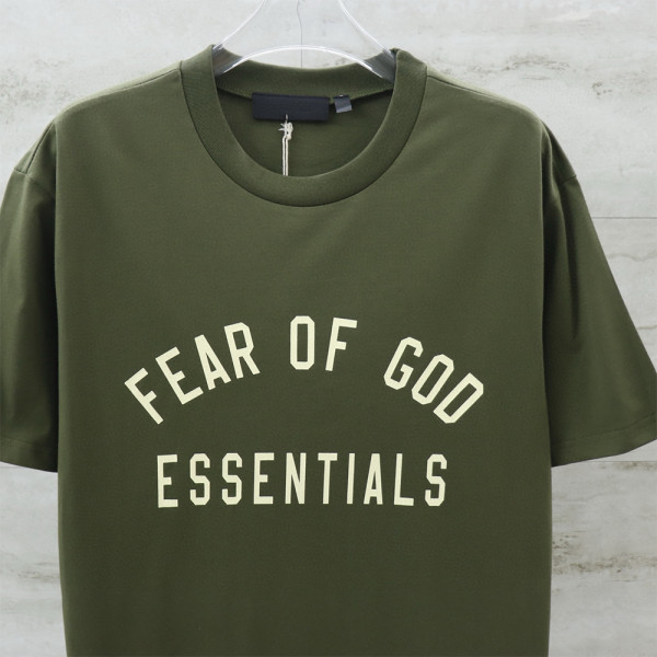 Fear Of God, Essentials, Men's T-Shirt, Khaki