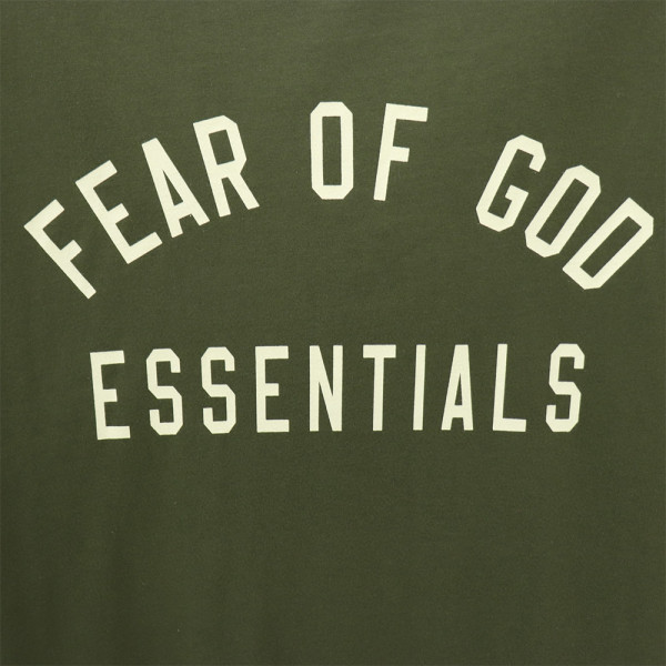 Fear Of God, Essentials, Men's T-Shirt, Khaki