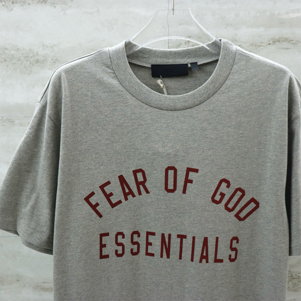 Fear Of God, Essentials, Men's T-Shirt, Grey