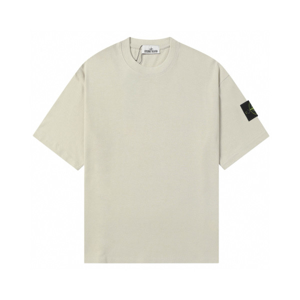 Stone Island, Men's T-Shirt, Beige