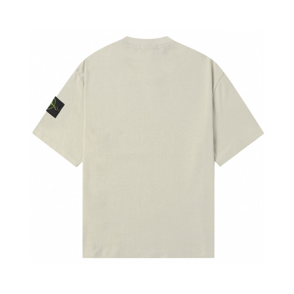 Stone Island, Men's T-Shirt, Beige