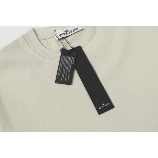 Stone Island, Men's T-Shirt, Beige