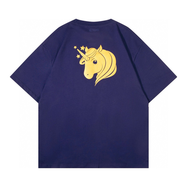 Vetements, Women's T-Shirt, Navy