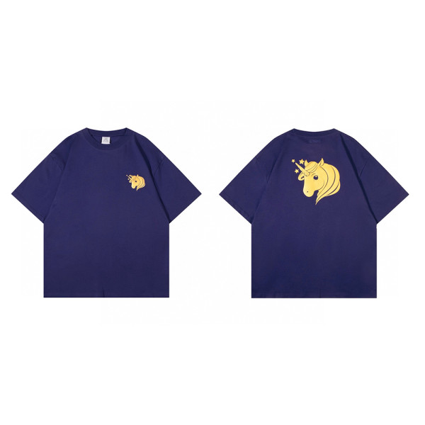 Vetements, Women's T-Shirt, Navy
