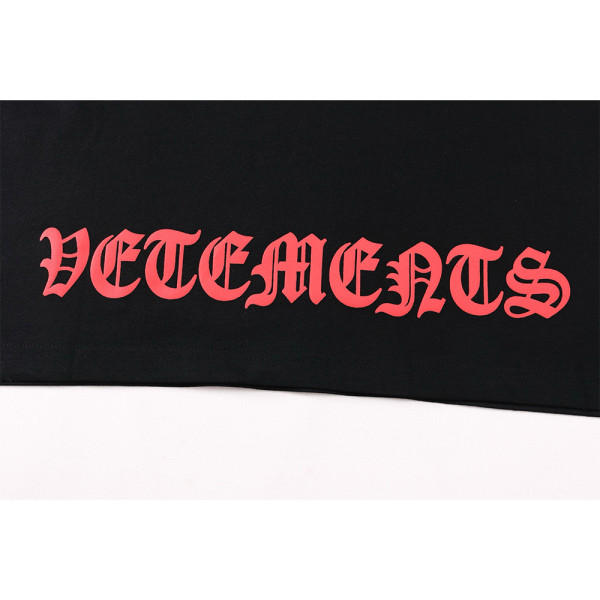 Vetements, Women's T-Shirt, Black