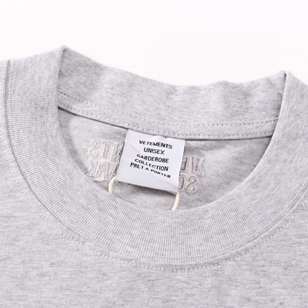 Vetements, Women's T-Shirt, Grey