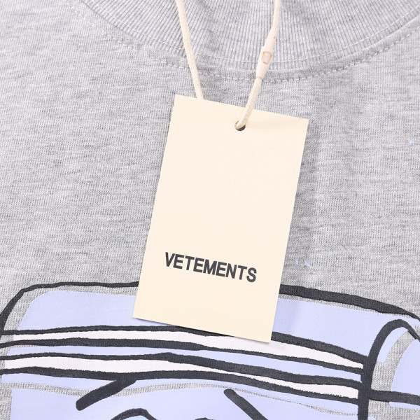Vetements, Women's T-Shirt, Grey