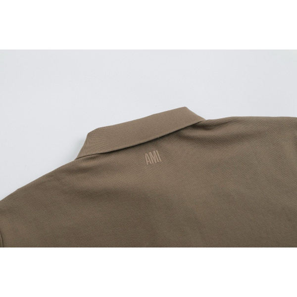Ami, Women's Polo, Brown