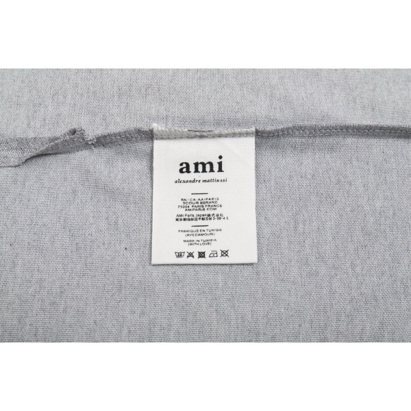 Ami, Women's Polo, Grey