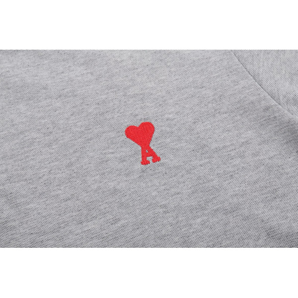 Ami, Women's Polo, Grey