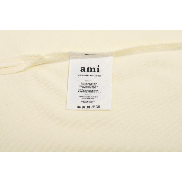 Ami, Women's Polo, Beige