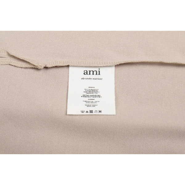 Ami, Women's Polo, Beige