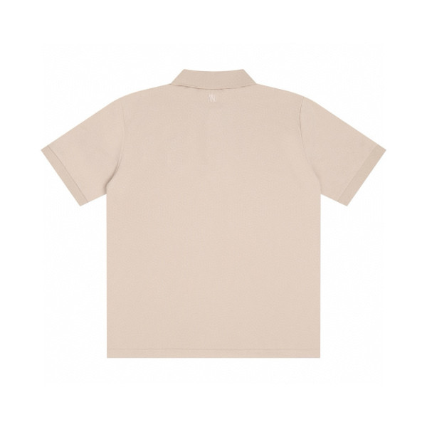 Ami, Women's Polo, Beige