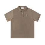 Ami, Women's Polo, Brown