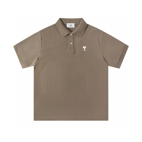 Ami, Women's Polo, Brown