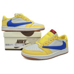 Nike, Travis Scott x Air Jordan, Men's Sneaker, Yellow