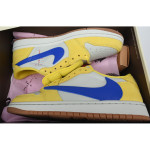Nike, Travis Scott x Air Jordan, Men's Sneaker, Yellow