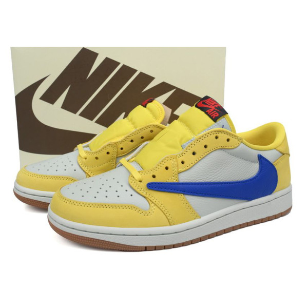 Nike, Travis Scott x Air Jordan, Men's Sneaker, Yellow