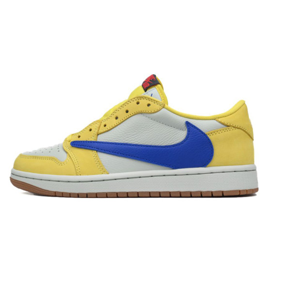 Nike, Travis Scott x Air Jordan, Men's Sneaker, Yellow