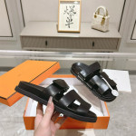 Hermes, Chypre, Men's Sandal, Black