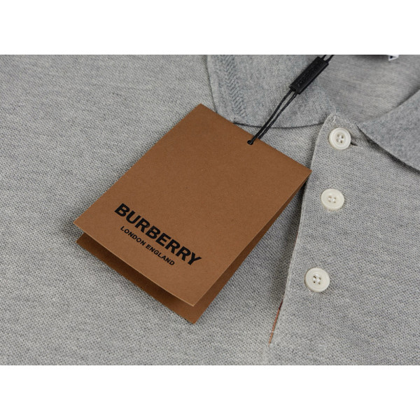 Burberry, Men's Polo, Grey