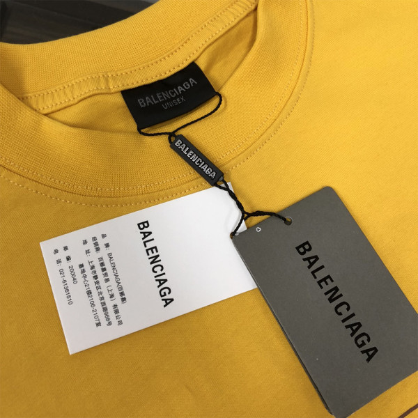 Balenciaga, Men's T-Shirt, Yellow