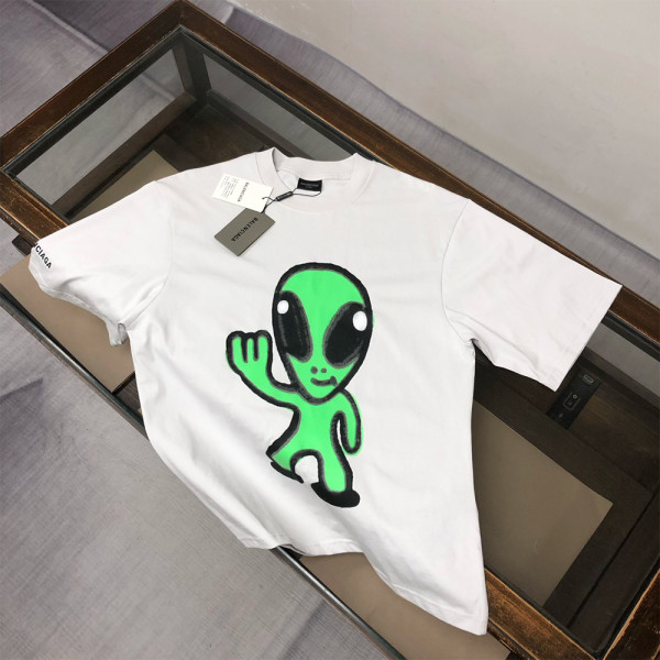Balenciaga, Men's T-Shirt, White