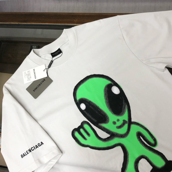 Balenciaga, Men's T-Shirt, White