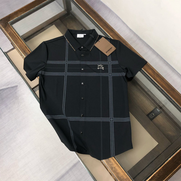 Burberry, Men's Shirt, Black