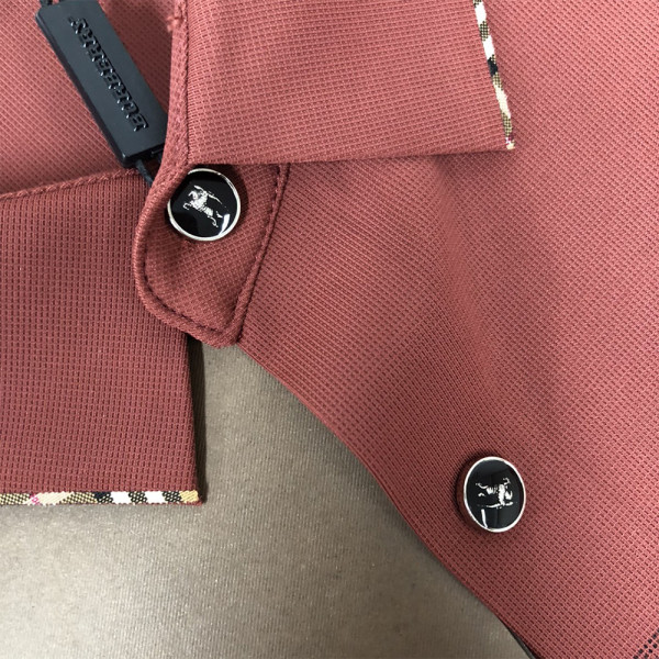 Burberry, Men's Shirt, Burgundy
