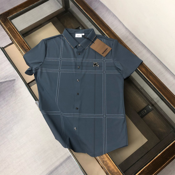 Burberry, Men's Shirt, Grey