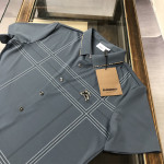 Burberry, Men's Shirt, Grey