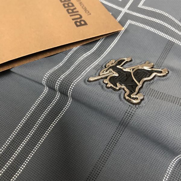 Burberry, Men's Shirt, Grey