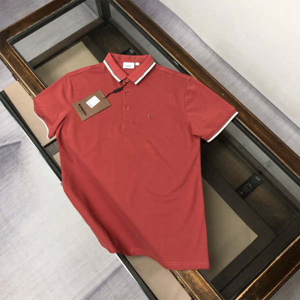 Burberry, Men's Polo, Burgundy