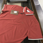 Burberry, Men's Polo, Burgundy