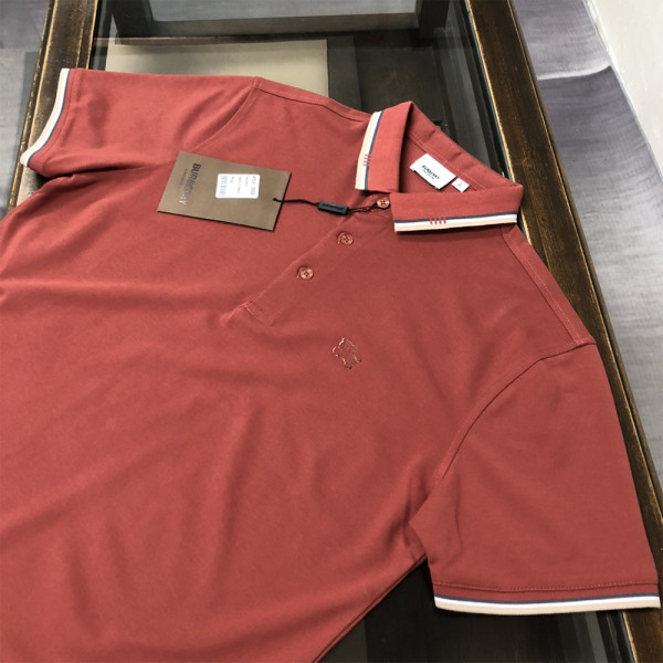 Burberry, Men's Polo, Burgundy