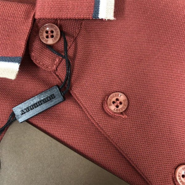 Burberry, Men's Polo, Burgundy