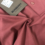 Burberry, Men's Polo, Burgundy