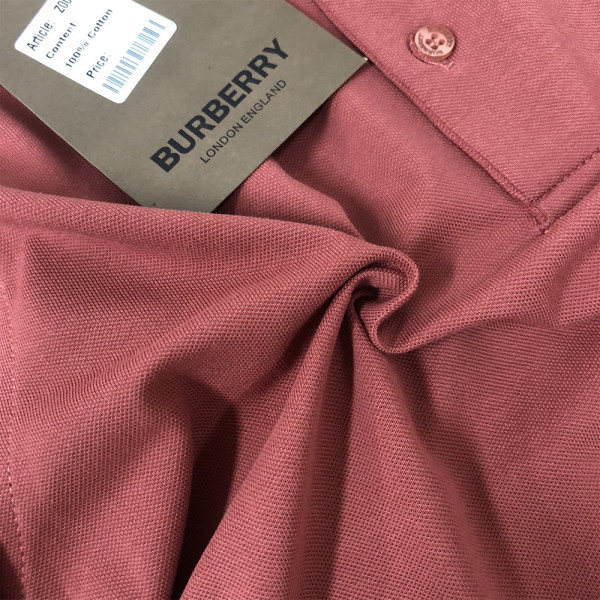 Burberry, Men's Polo, Burgundy