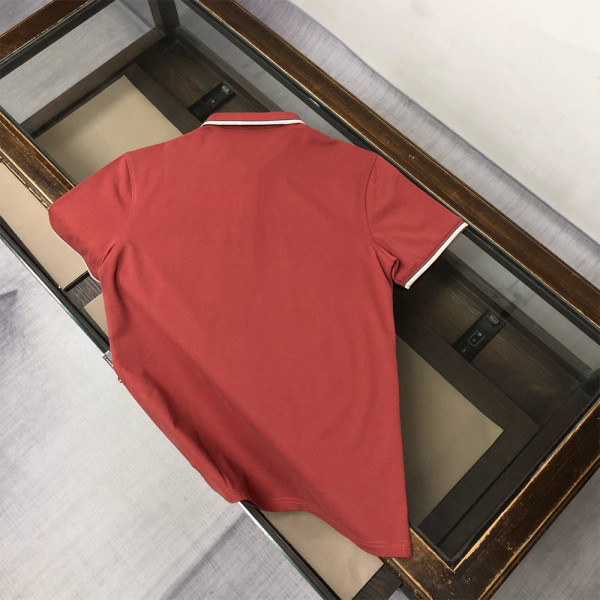 Burberry, Men's Polo, Burgundy