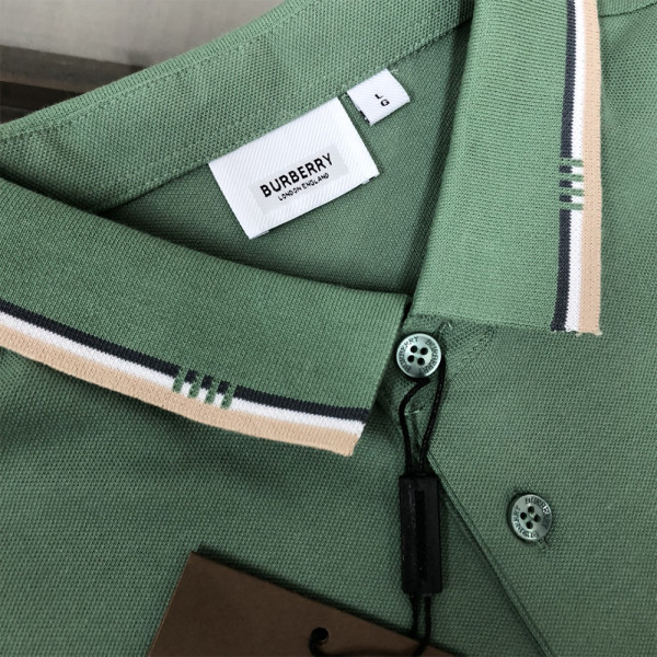 Burberry, Men's Polo, Green