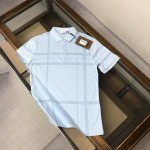 Burberry, Men's Polo, Blue