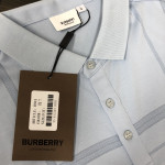 Burberry, Men's Polo, Blue