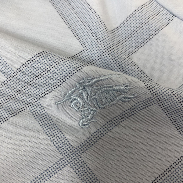 Burberry, Men's Polo, Blue