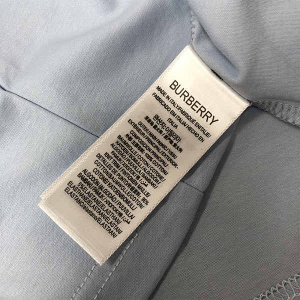 Burberry, Men's Polo, Blue