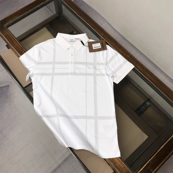 Burberry, Men's Polo, White