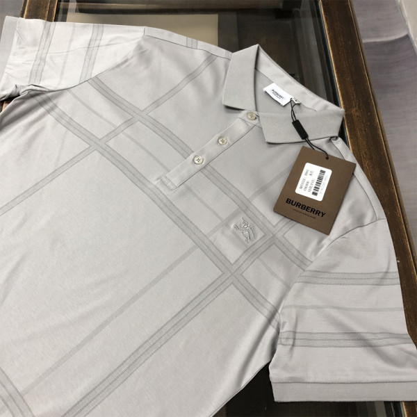 Burberry, Men's Polo, Grey