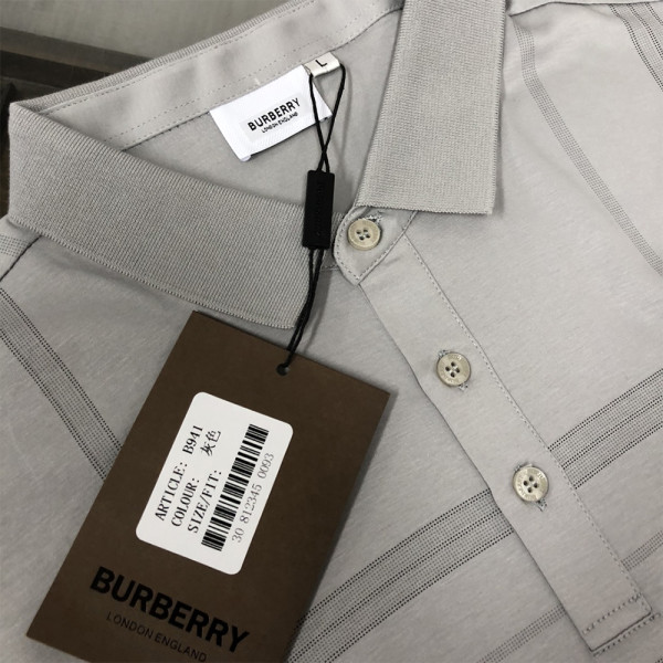 Burberry, Men's Polo, Grey